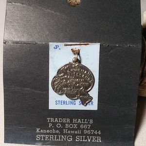 Hawaiian Islands Sterling Silver Charm